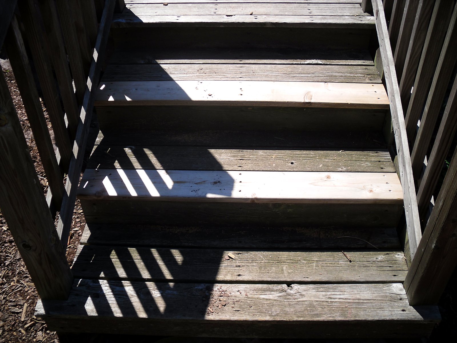 Deck staircase, a few boards replaced in Northville, MI