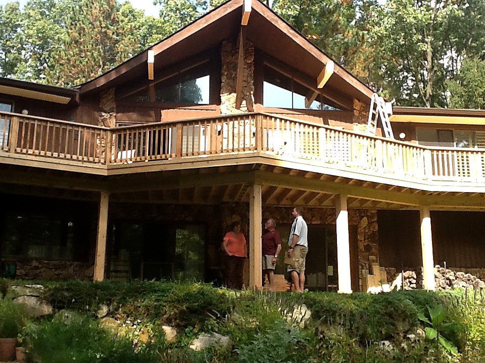 Freshly restored deck in Southeast Michigan
